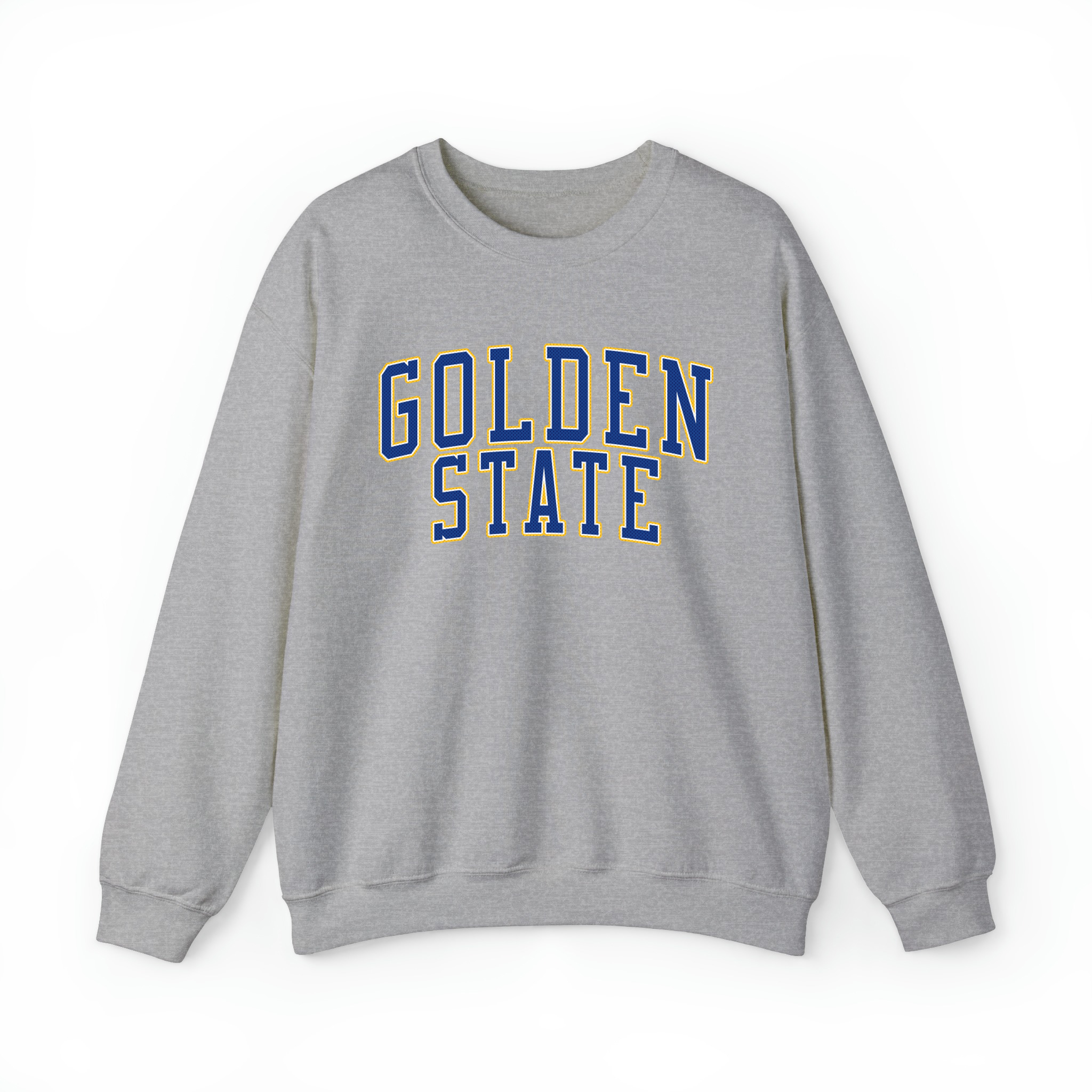 Golden State Basketball Jersey Style Unisex Sweatshirt-Sport Grey