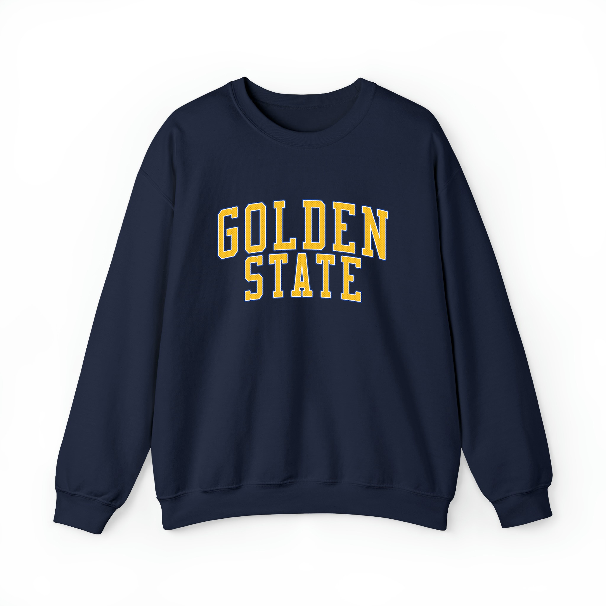 Golden State Basketball Jersey Style v2 Unisex Sweatshirt-Navy