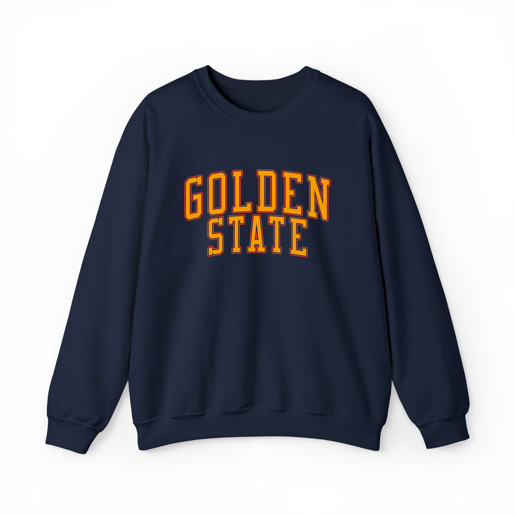 Golden State Basketball Jersey Style v4 Unisex Sweatshirt-Navy