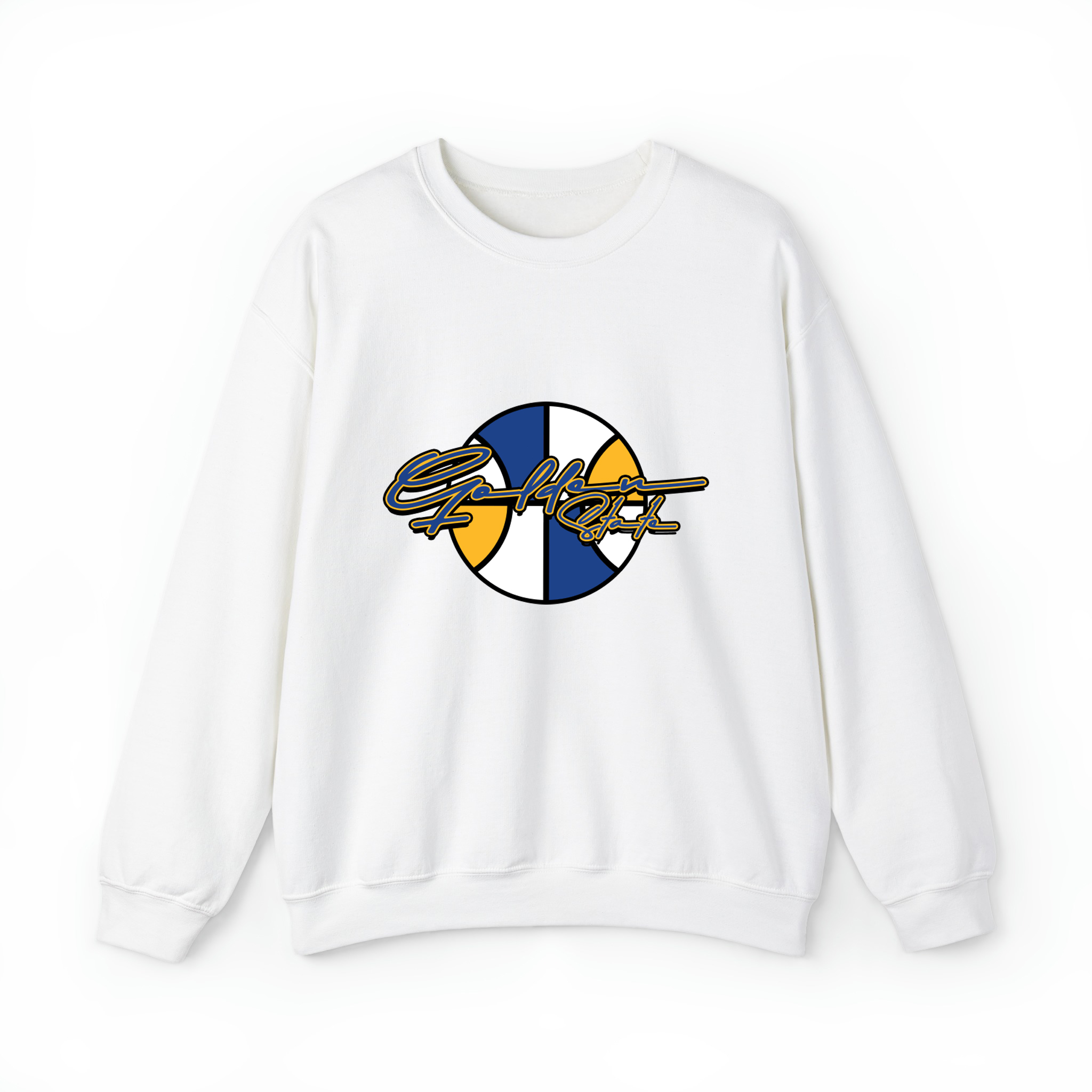 Golden State Basketball Signature Unisex Sweatshirt- White