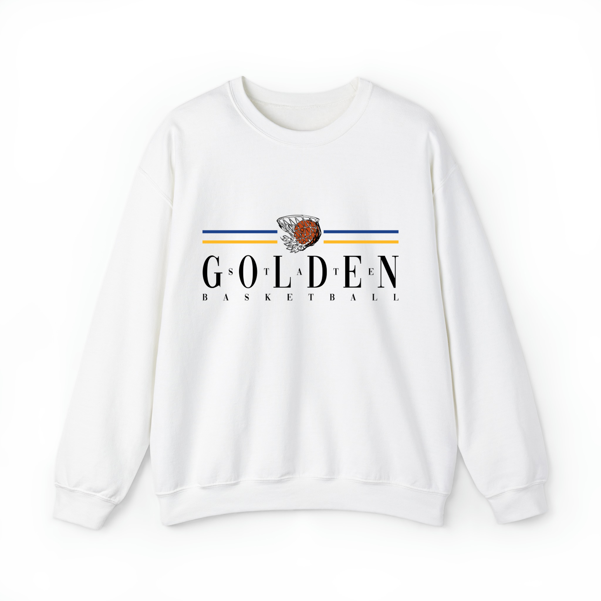 Golden State Basketball Unisex Sweatshirt- White