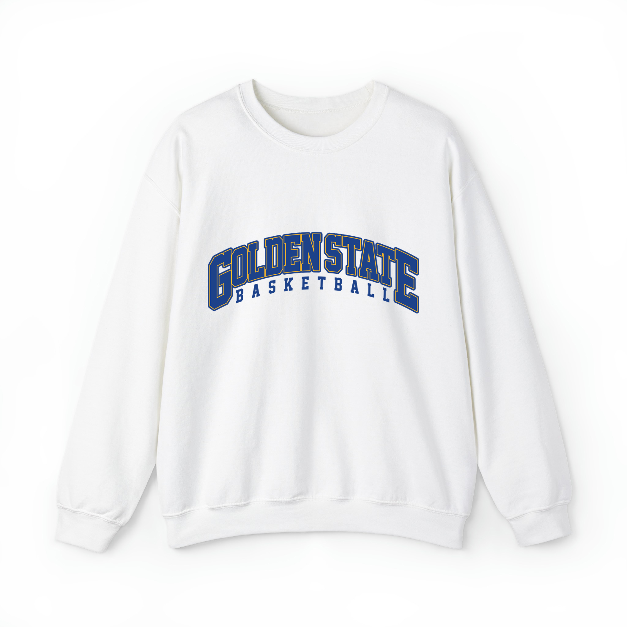 Golden State Basketball Varsity Unisex Sweatshirt- White