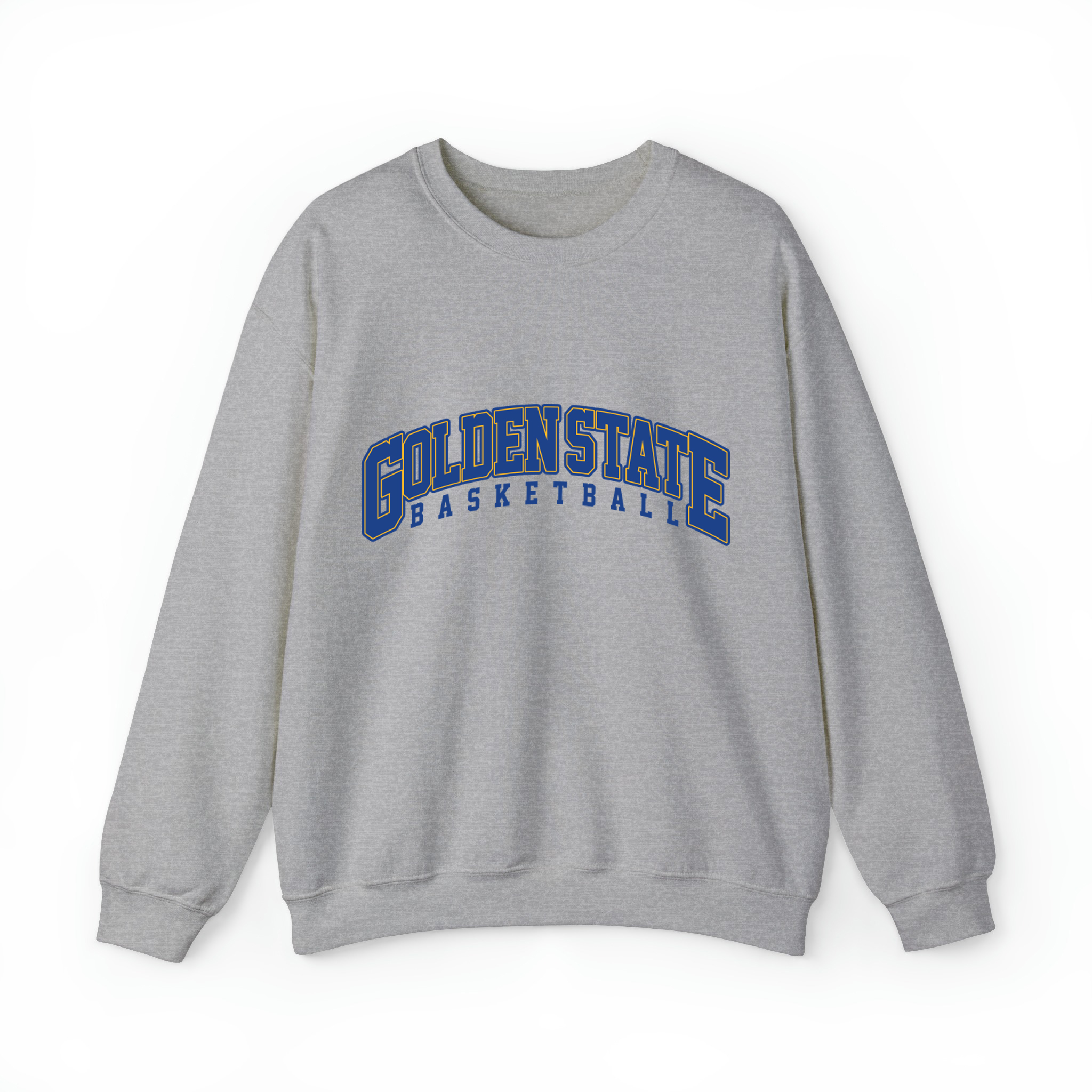 Golden State Basketball Varsity Unisex Sweatshirt-Sport Grey