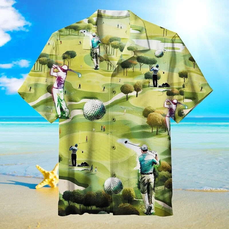 Golf - Unisex Hawaiian Shirt, Gift For Fan Gift For Men and Women S-5XL US Size