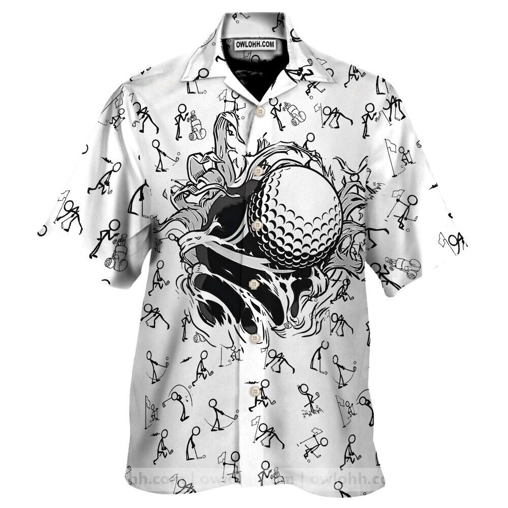 Golf Hole Breakthrough Hawaiian Shirt Gift For Men and Women, S-5XL US Size