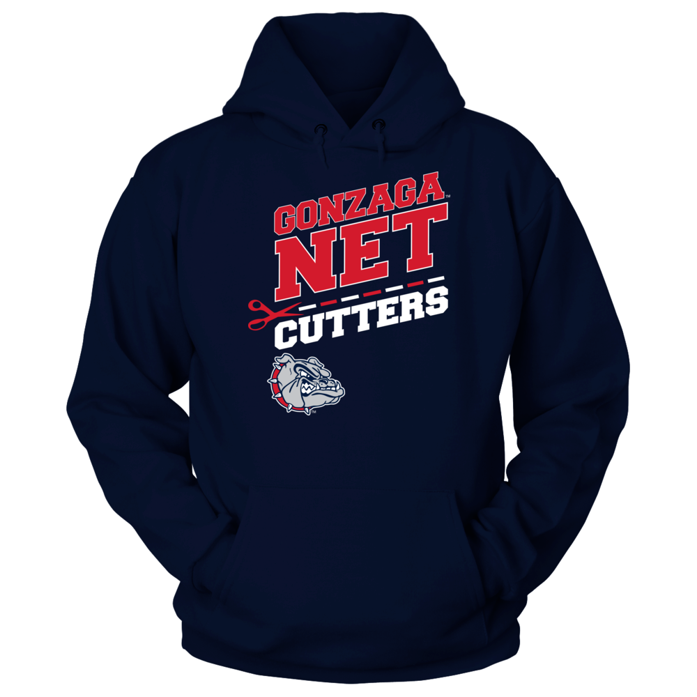 Gonzaga Bulldogs  Net Cutters Unisex Hoodie-Navy