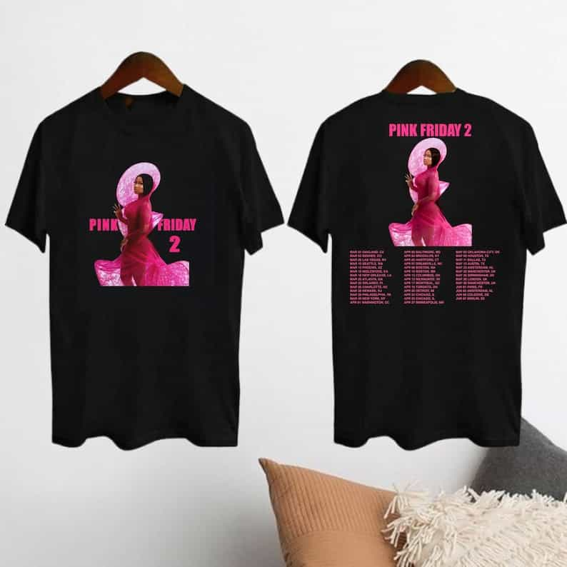 Graphic Pink Friday 2 Nicki Minaj Unisex Tshirt Black