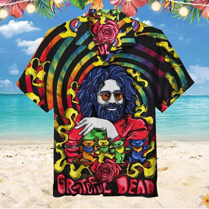 Grateful Dead 02 - Unisex Hawaiian Shirt, Gift For Men and Women S-5XL US Size