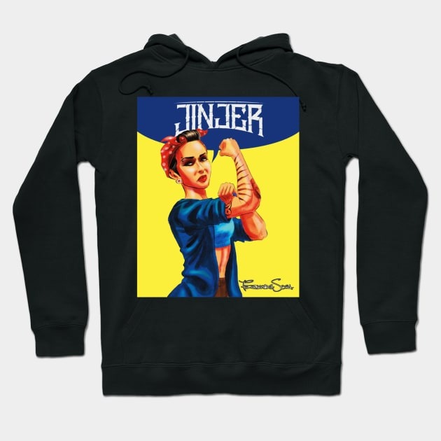 Great Model New Jinjers Sale Gift Music Hoodie