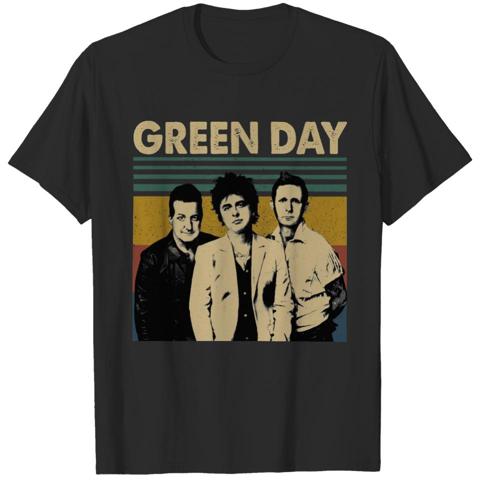 Green Day Band T-Shirt Black