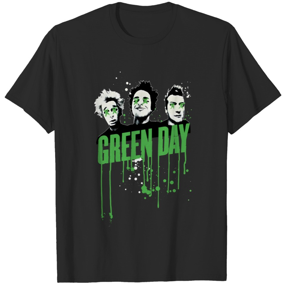 Green Day Band TShirt Black