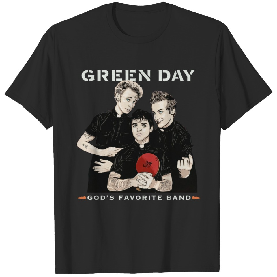 Green Day Shirt Green Day T Shirt Green Day God's Favorite Band Tee T Shirt