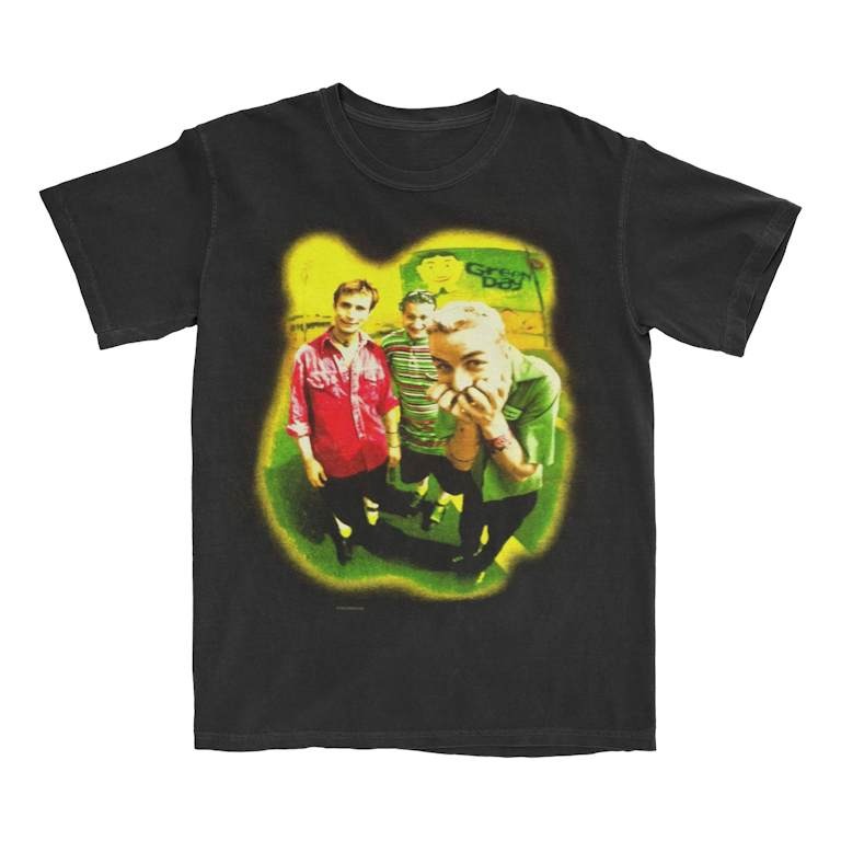 Green Day Vintage Neon Photo T-Shirt