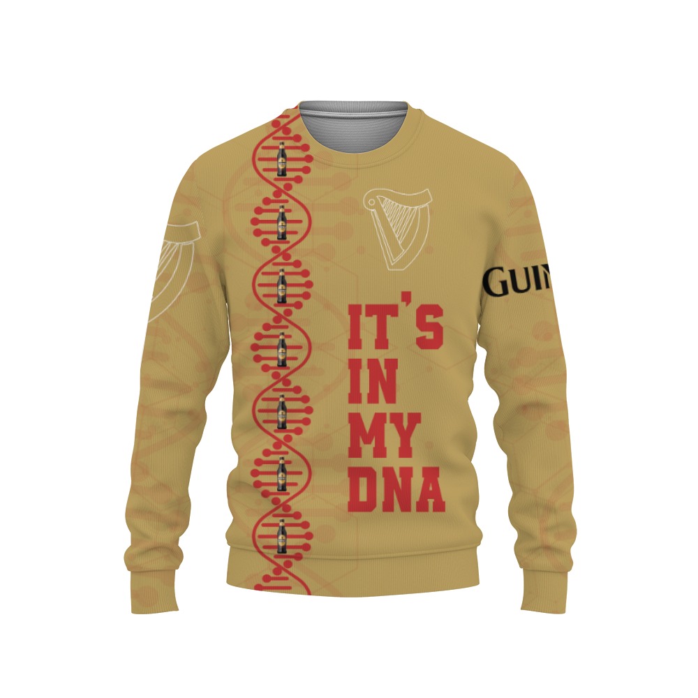 Guinness Beers It's In My DNA-3D Sweatshirt