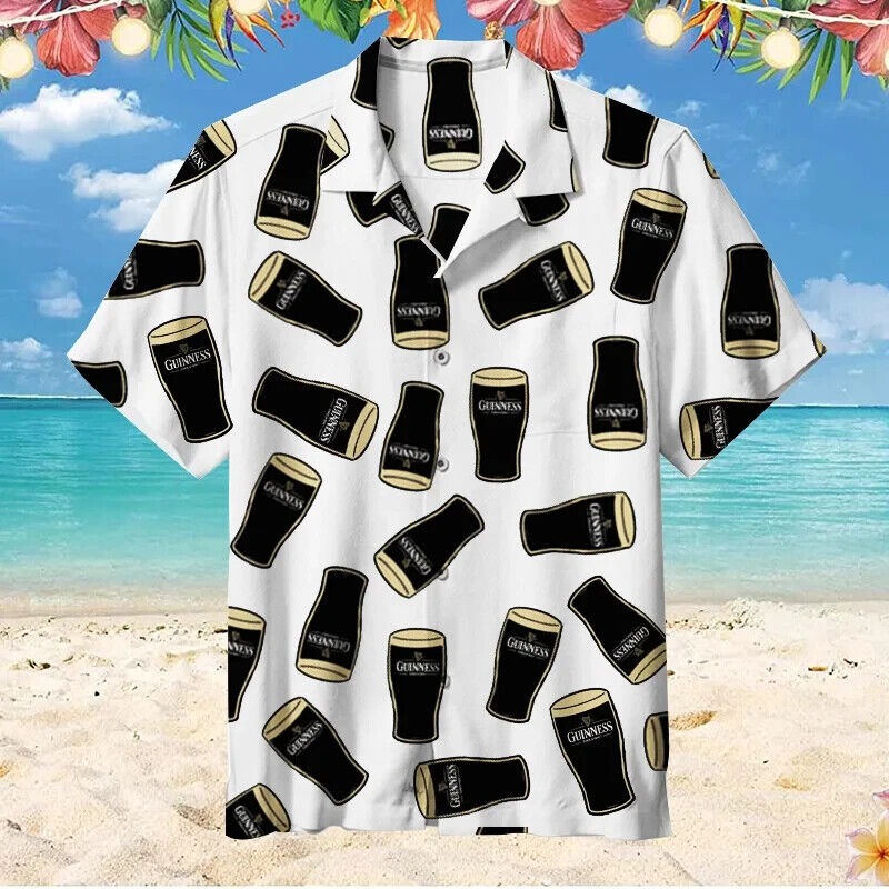 Guinness Pint - Hawaiian Shirt , Gift For Men And Women, S-5XL US Size, 6 Colors (2)