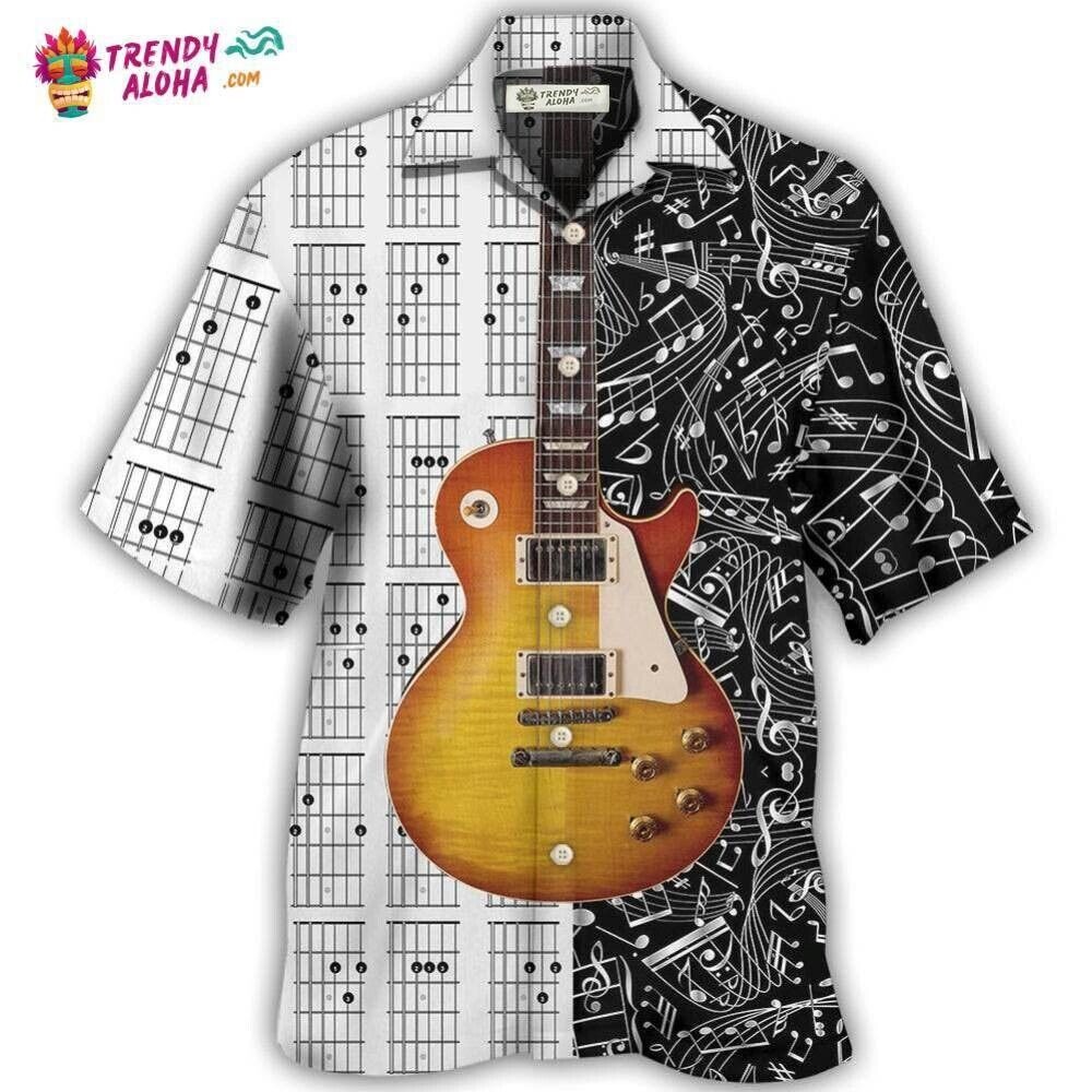 Guitar Bass Guitar Musician Hawaiian Shirt, Gift For Men, Women, S-5XL US Size