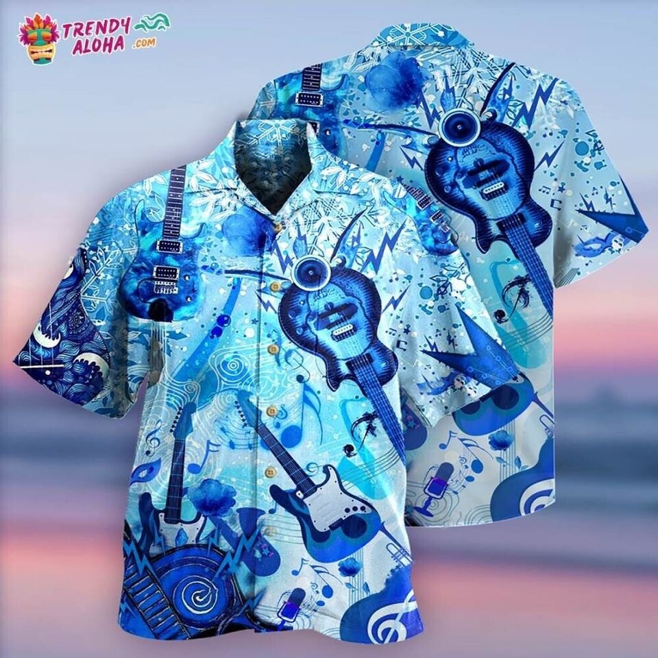 Guitar Music So Cool Style Hawaiian Shirt, Gift For Men, Women, S-5XL US Size