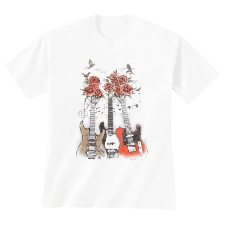 Guitars Vs Roses Unisex T-Shirt