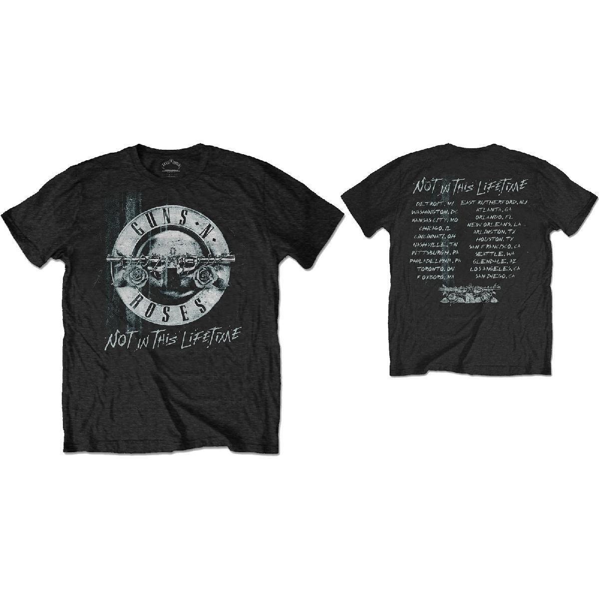 Guns N' Roses Not In This Lifetime Tour Shirt Official Merch - New