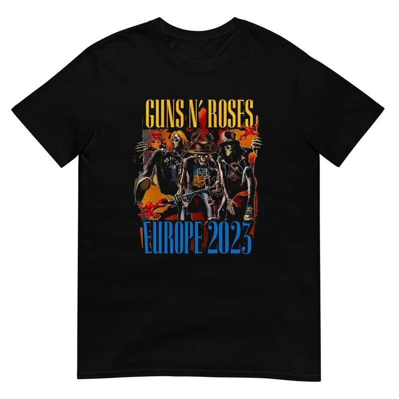 Guns N' Roses Rock Appetite T-Shirt, 2023 North American World Tour Tour T-Shirt