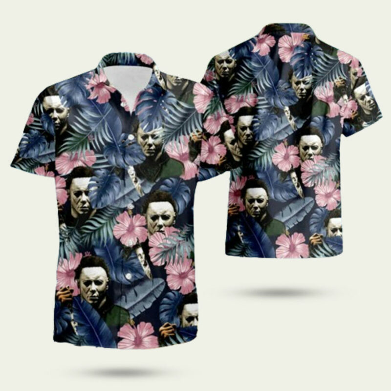 HALLOWEEN MICHAEL MYERS HAWAIIAN SHIRT