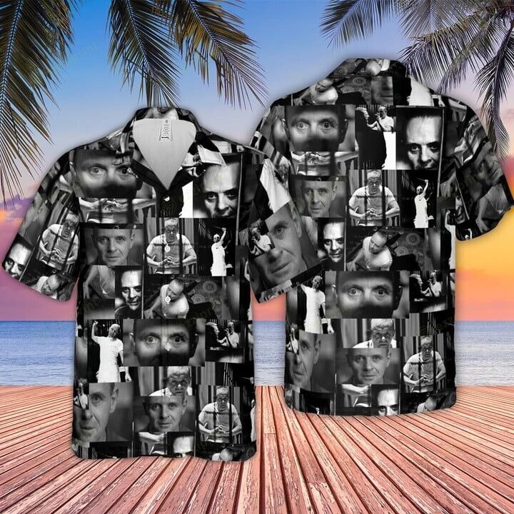 HANNIBAL LECTER THE SILENCE OF THE LAMBS HAWAIIAN SHIRT, S-5XL US Size