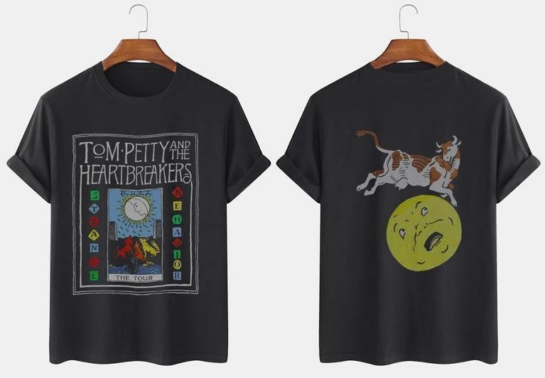 HOT TOUR Vintage Tom Petty Strange Behavior Tour 1990 T Shirt