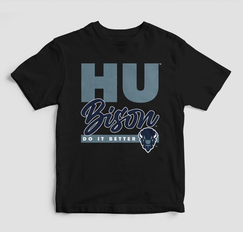 HOWARD DOES IT BETTER NAVY T-SHIRT BLACK