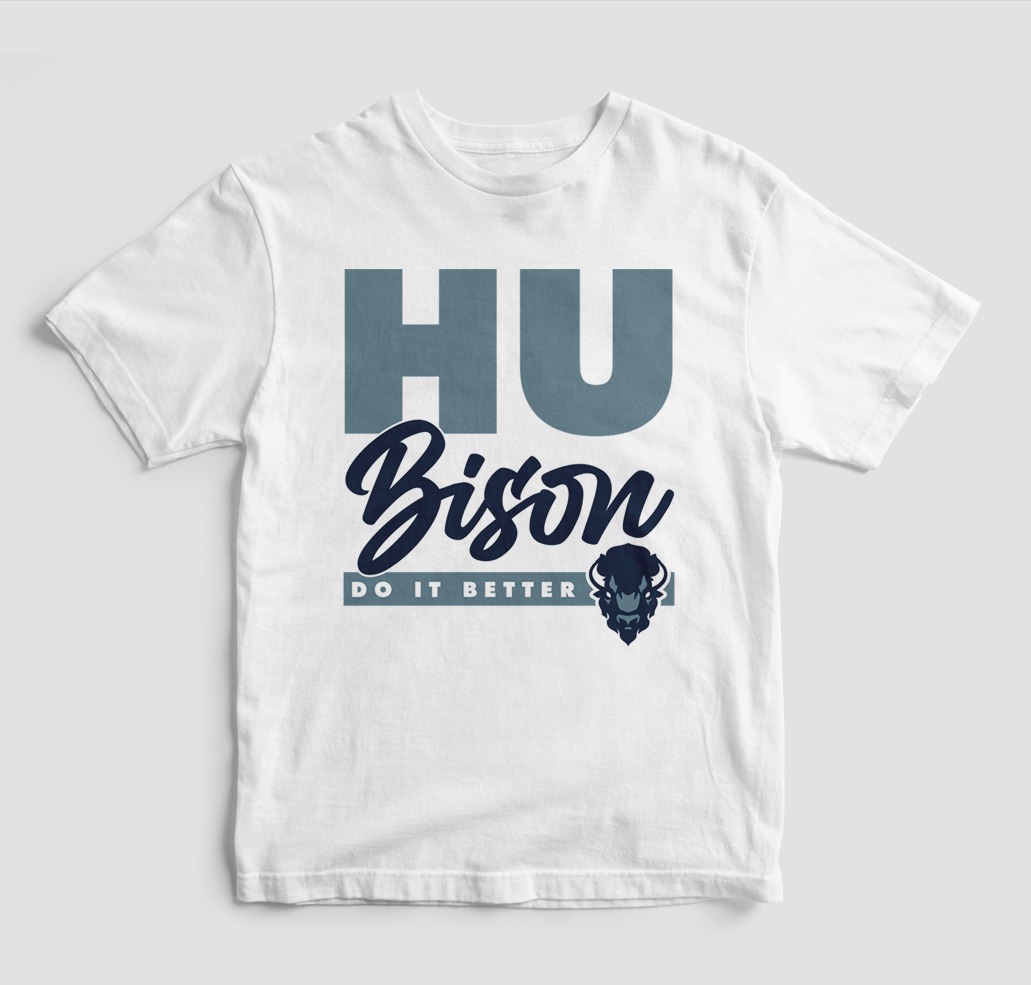 HOWARD DOES IT BETTER NAVY T-SHIRT WHITE