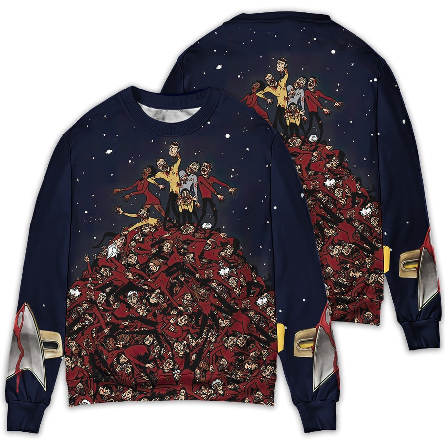 Halloween Star Trek Zombie Scary - Sweater