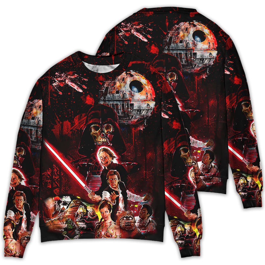 Halloween Starwars Horror Blood Scary - Sweater