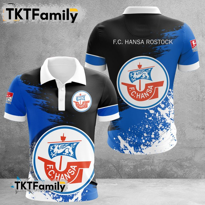 Hansa Rostock 3D Polo Shirt TKT Familys