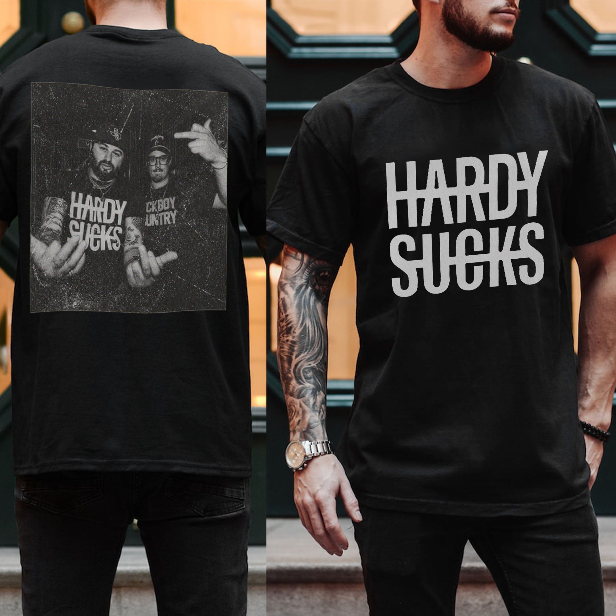 Hardy Sucks Country Music, Wallen Hardy Shirt Double Sided, Hardy Wallen Retro Unisex Hoodie T-Shirt Sweatshirt #HD3456