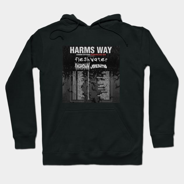 Harms Way fleshwater Tour Hoodie