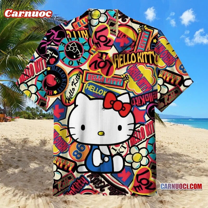 HelloKitty V3- HAWAIIAN SHIRT, S-5XL US Size, Limited Edition Gift For Fans