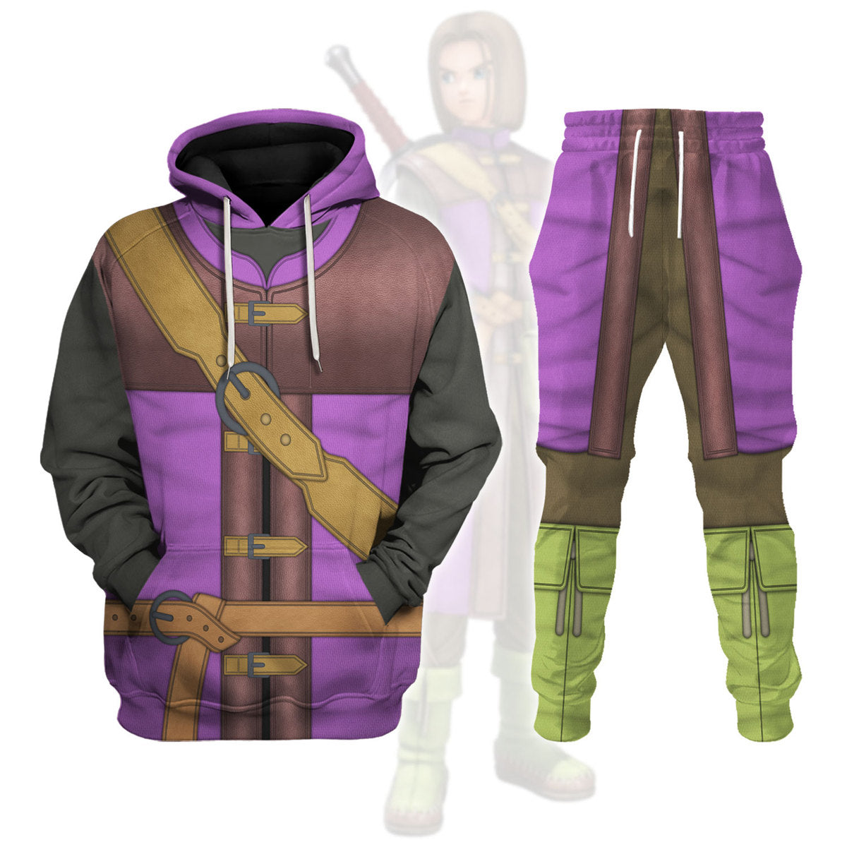 Hero (Dragon Quest XI) Cosplay track suit 