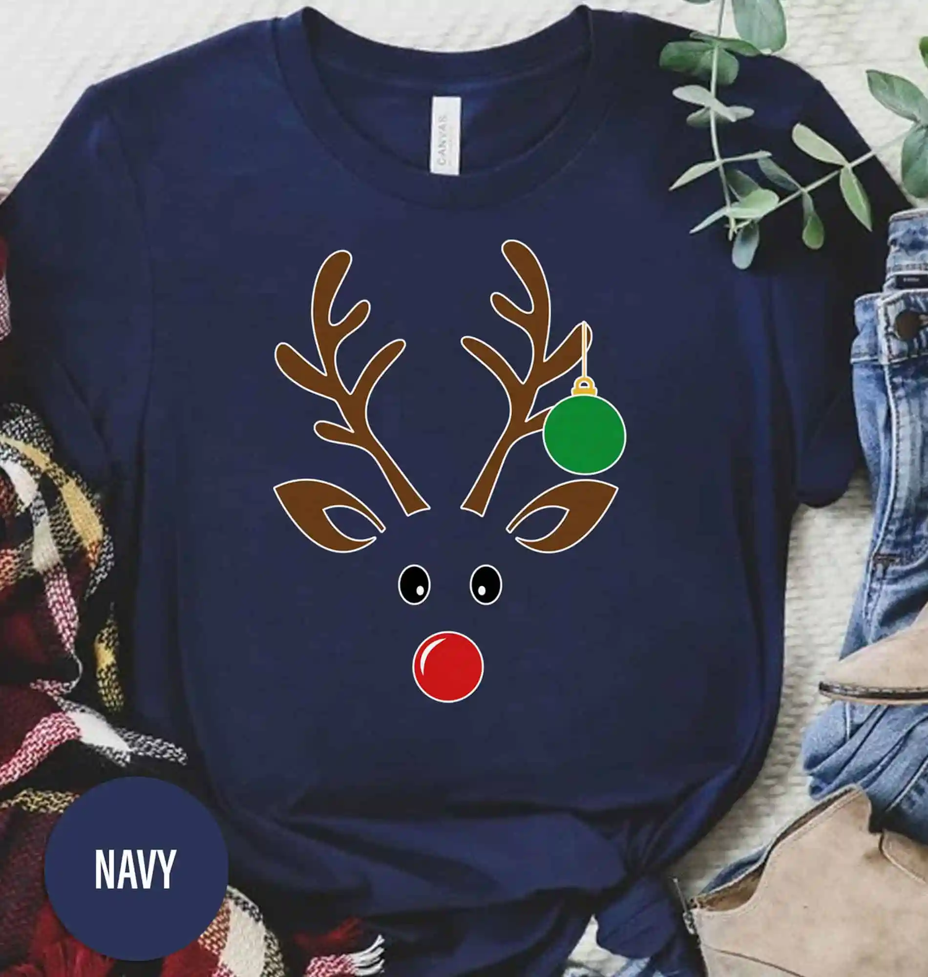 Holiday Reindeer Christmas T-Shirt