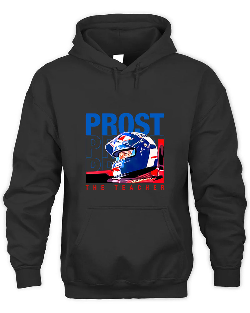 Alain Prost Legend Retro Graphic Tee Unisex Hooded