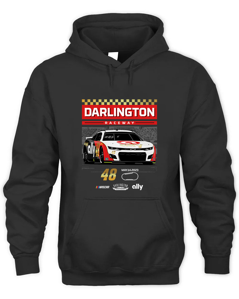 Alex Bowman 48 Camaro Throwback Graphic Tee Unisex Hooded