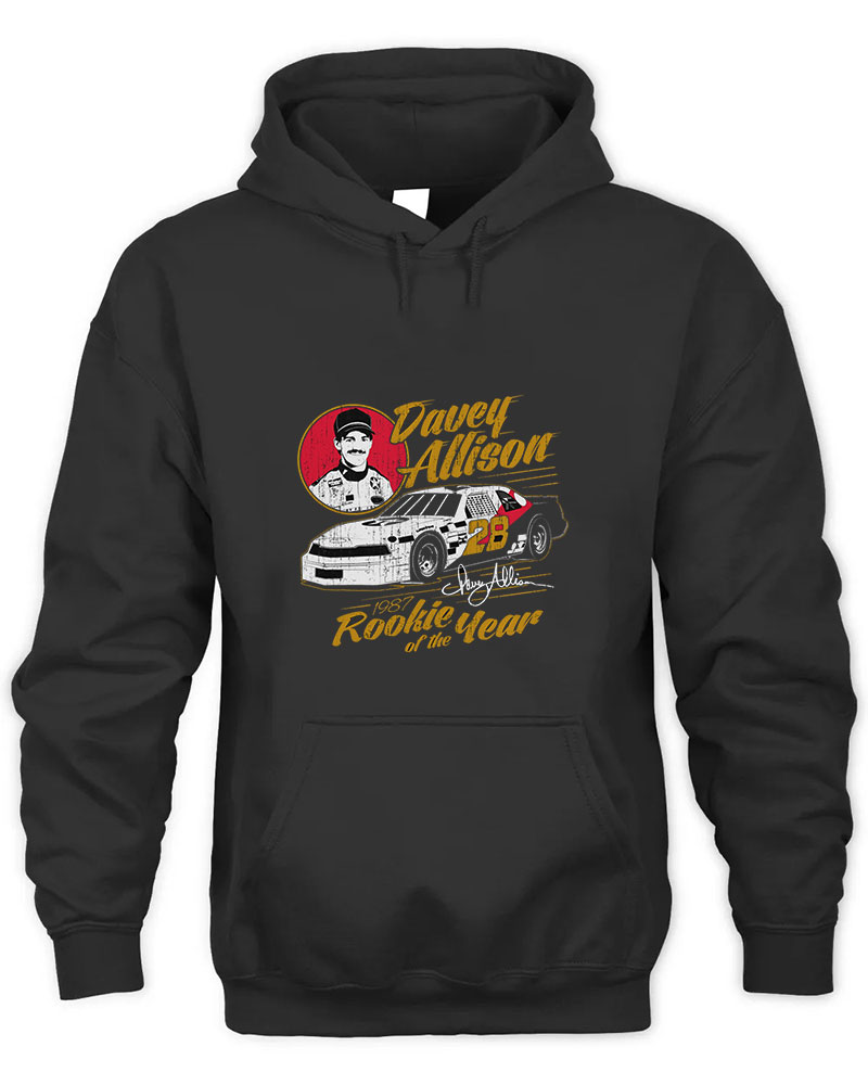 Davey Allison Rookie Of The Year 1987 Graphic Tee Unisex Hooded