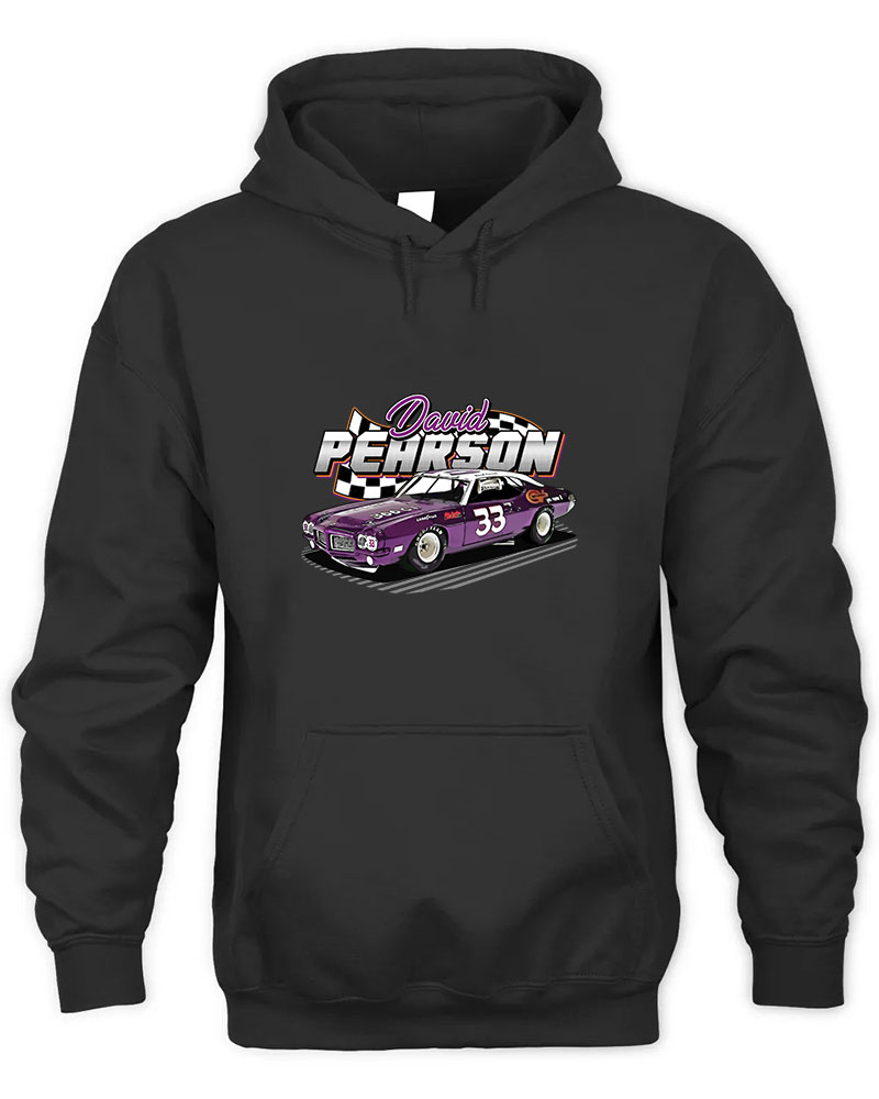 David Pearson 33 GTO Legend 70s Retro Graphic Tee Unisex Hooded