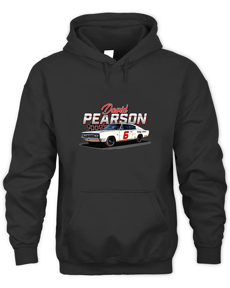 David Pearson 6 Legend 60s Retro Graphic Tee Unisex Hooded