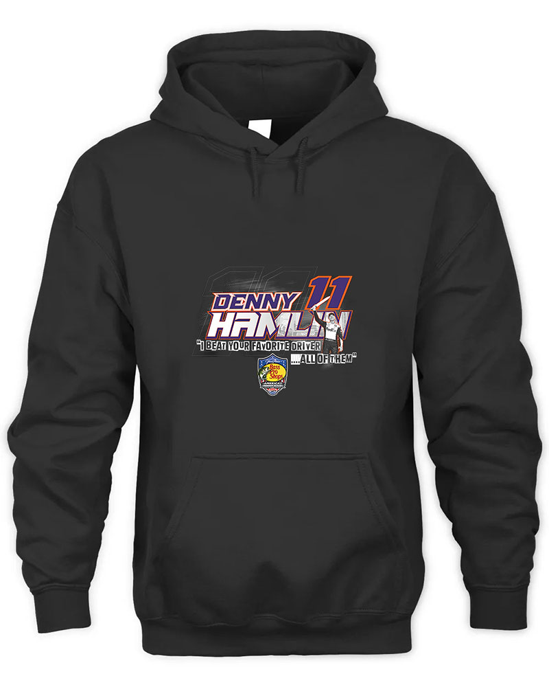 Denny Hamlin Night Race Graphic Tee Unisex Hooded