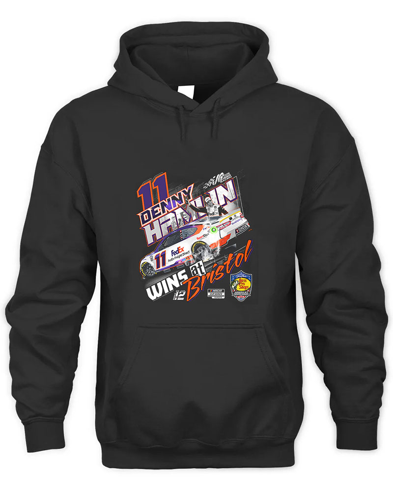 Denny Hamlin Night Race Winner Graphic Tee Unisex Hooded