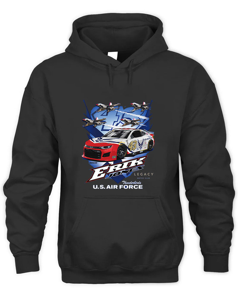 Erik Jones Legacy US Air Force Graphic Tee Unisex Hooded