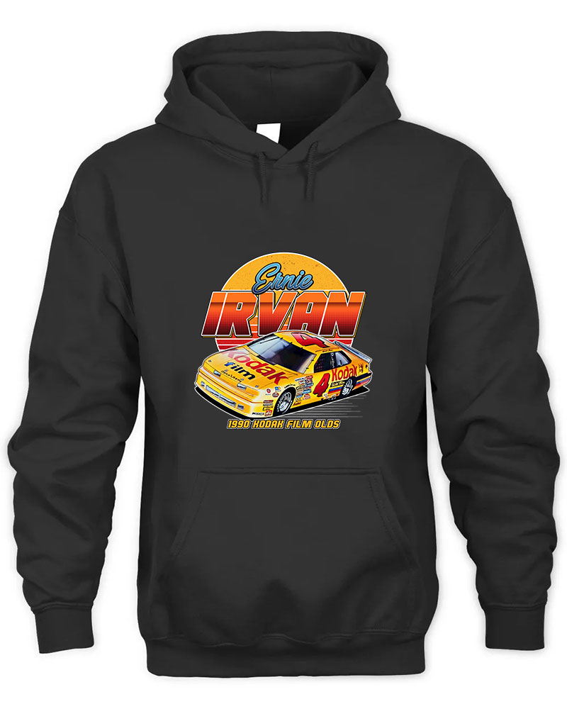 Ernie Irvan 4 80s 90s Retro Graphic Tee Unisex Hooded