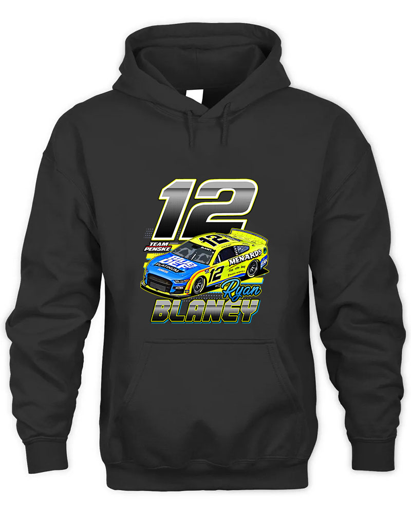 Ryan Blaney 12 Penske Graphic Tee Unisex Hooded