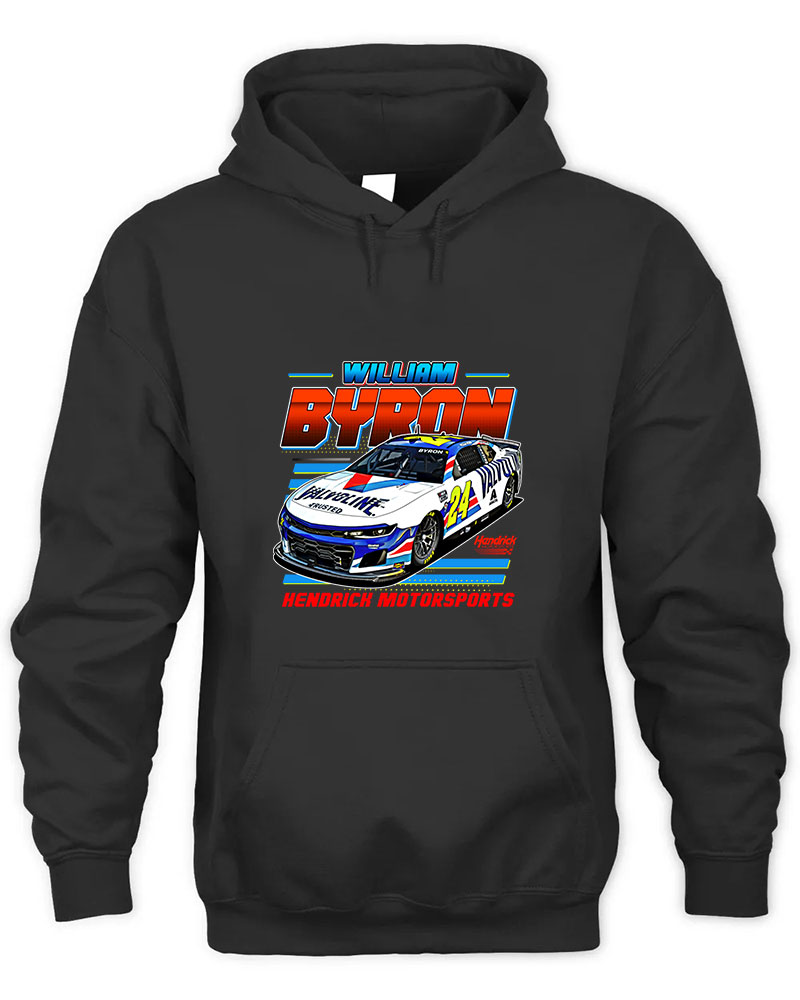 William Byron 24 Graphic Tee Unisex Hooded