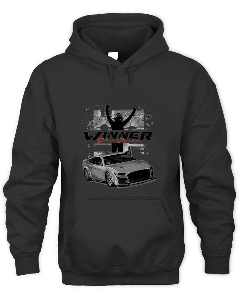 William Byron EchoPark Automotive 400 Race Graphic Tee Unisex Hooded