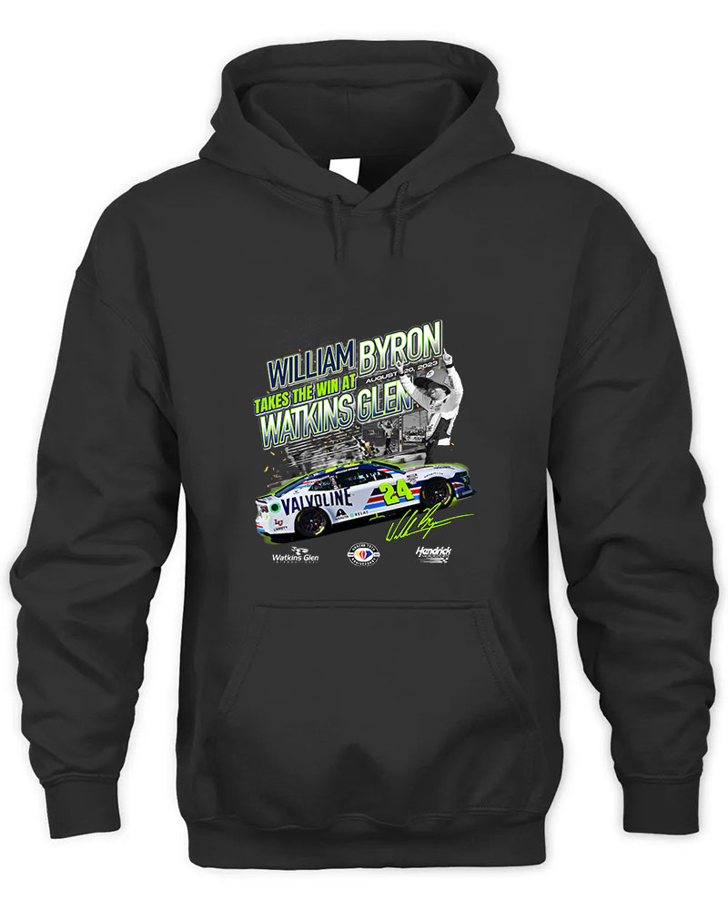 William Byron Glen Race Winner Graphic Tee Unisex Hooded